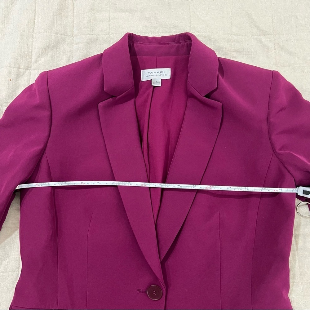 Women’s Pink Tahari Jacket Size 2 - Picture 6 of 9